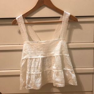 Forever 21 white top never worn